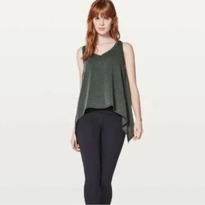 Lululemon Watch Me Flip Gray Tank Top Size 2